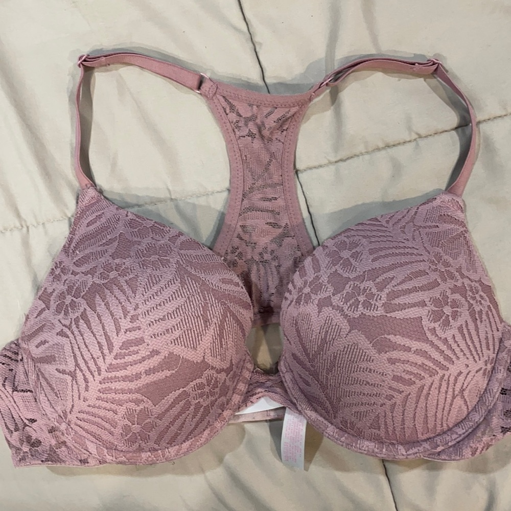 Victoria’s Secret pink racer back bra